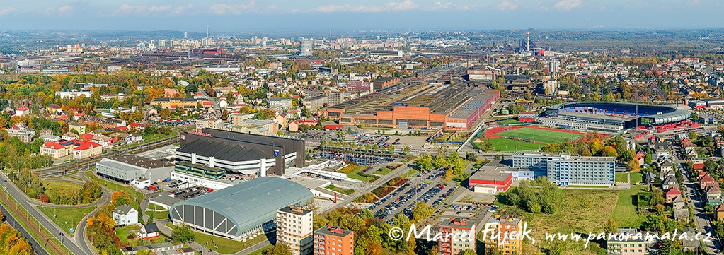 Ostrava - Ostravar aréna a Městský stadion